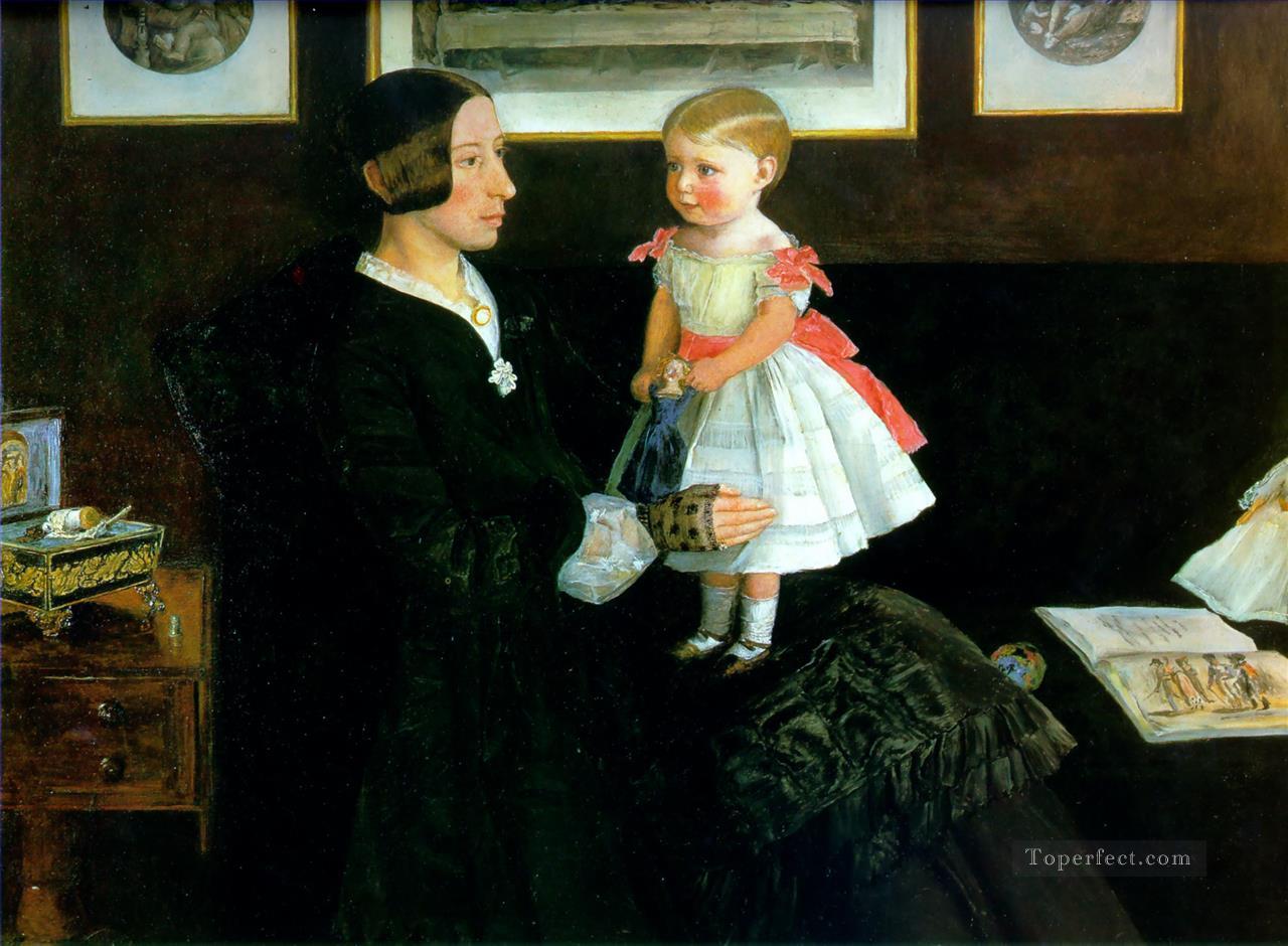 Retrato de la señora James Wyatt prerrafaelita John Everett Millais Pintura al óleo